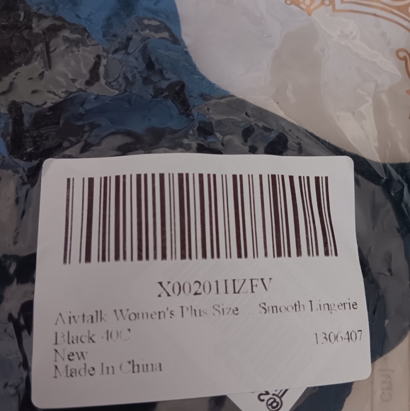 Aivtalk~Black Push Up Bra Removable Straps NWT - Picture 15 of 16